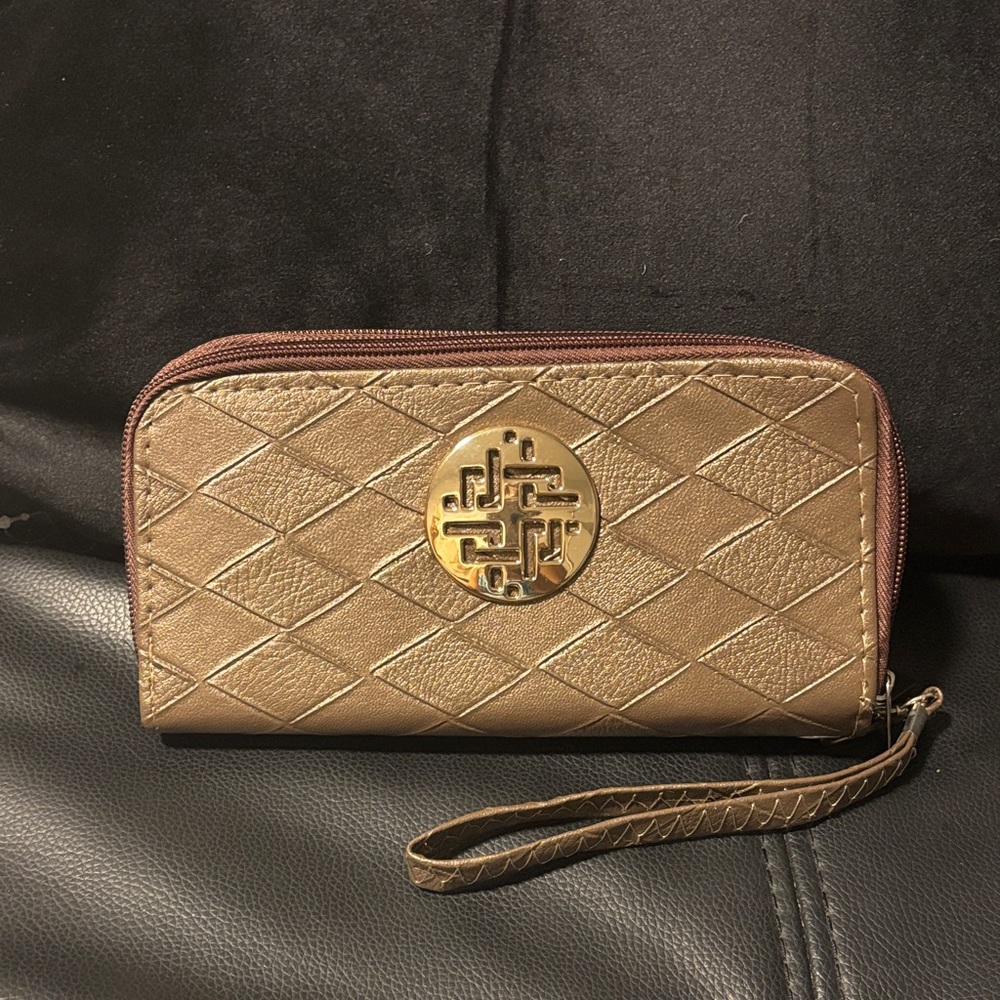❤️Elegant Brown Quilted Women's Clutch
